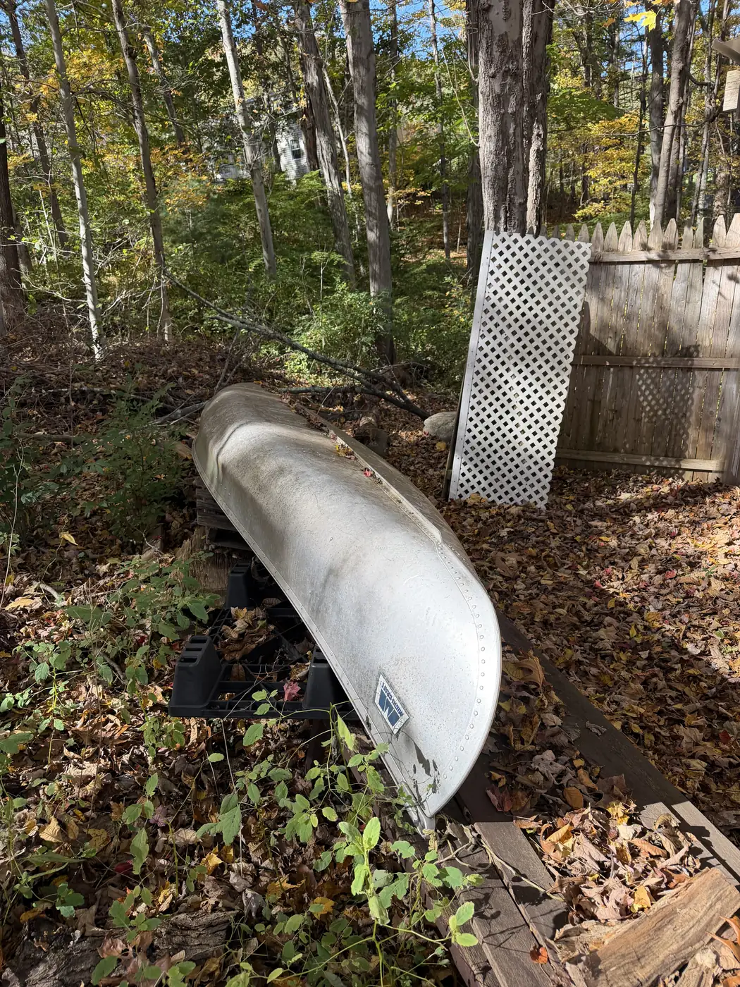 Michi-Craft aluminum canoe, photo 1 of 2