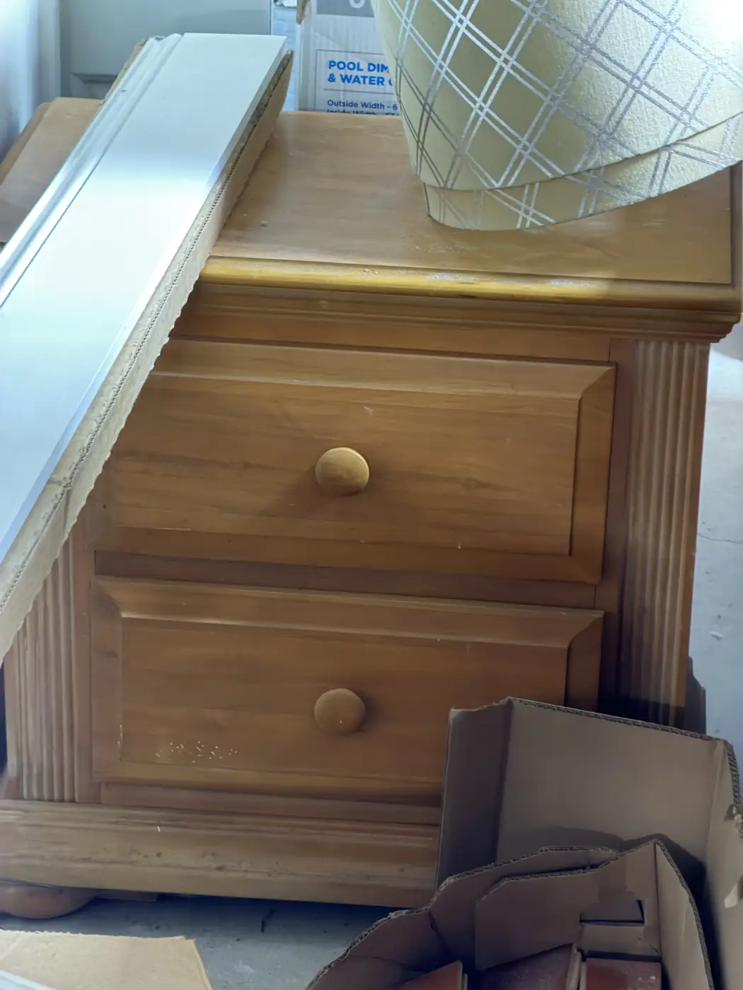 Pair of pine nightstands, photo 2 of 2